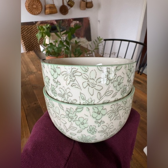 Floral Dipping Bowls, Set of Two - Picture 4 of 16